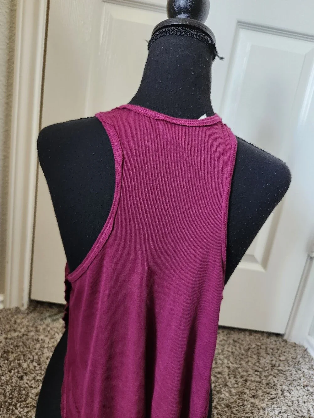 Intimately Free People Women’s Ribbed Tank Top - Wine S